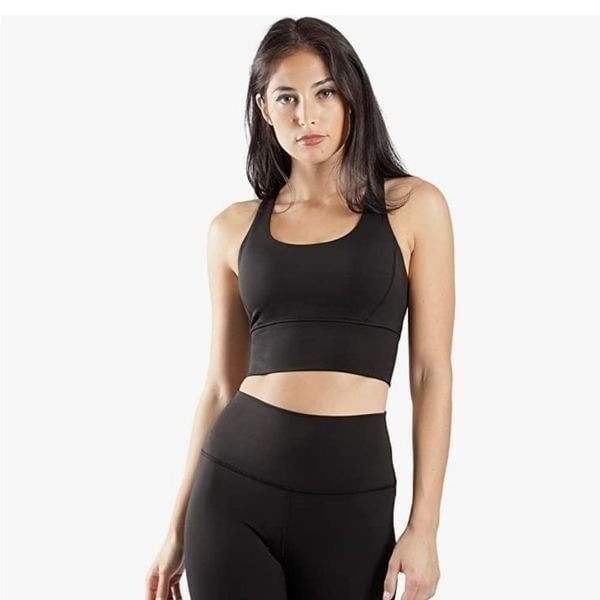 90 Degree By Reflex Lux Moisture Wicking Sports Bra Size S