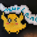 Azur Lane USS New Jersey 3 piece original perler bead art