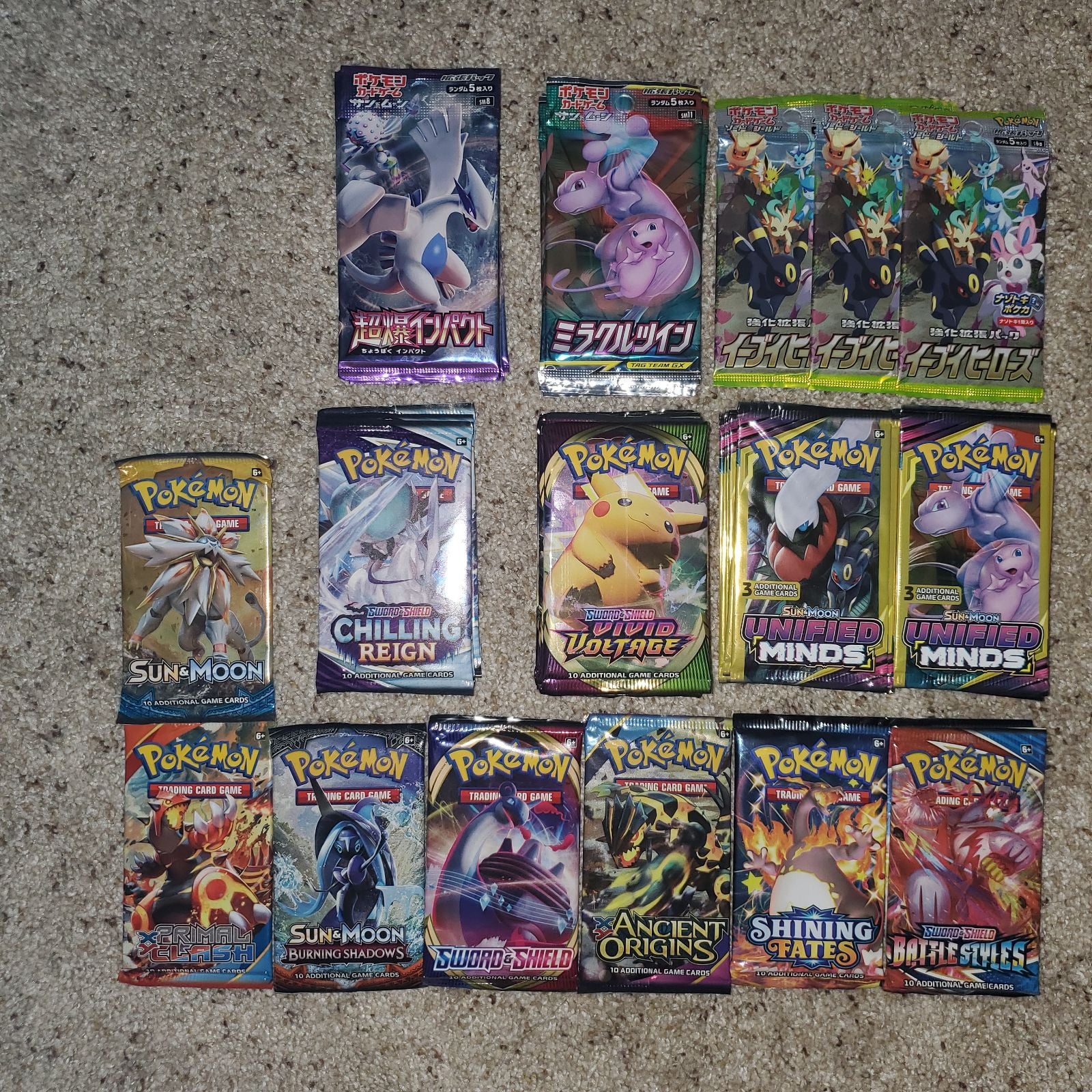 Booster packs!