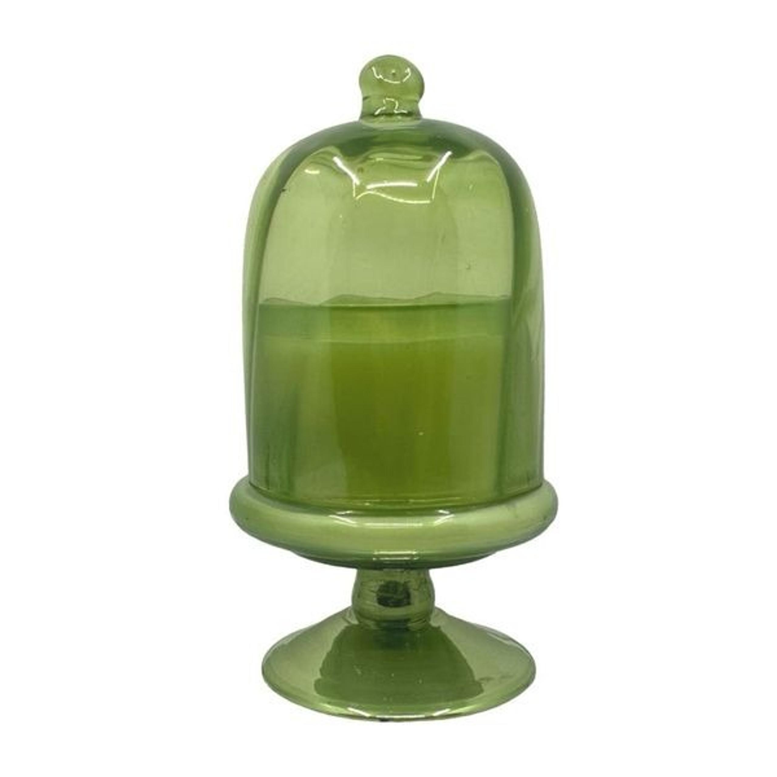 Anthropologie Mini Cake Stand Fruity Champagne Cheers Glass Candle - 6”