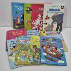 Walt Disney's Wonderful World Of Reading Lot of 12 Vintage Children's Books