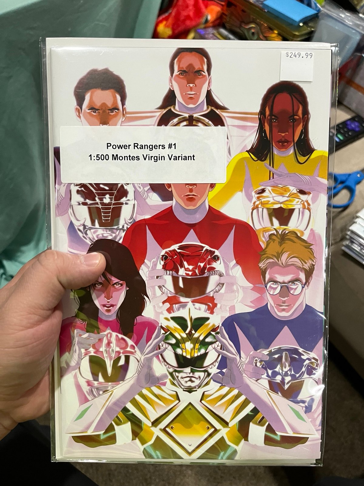 Power Rangers #1 variant 1:500