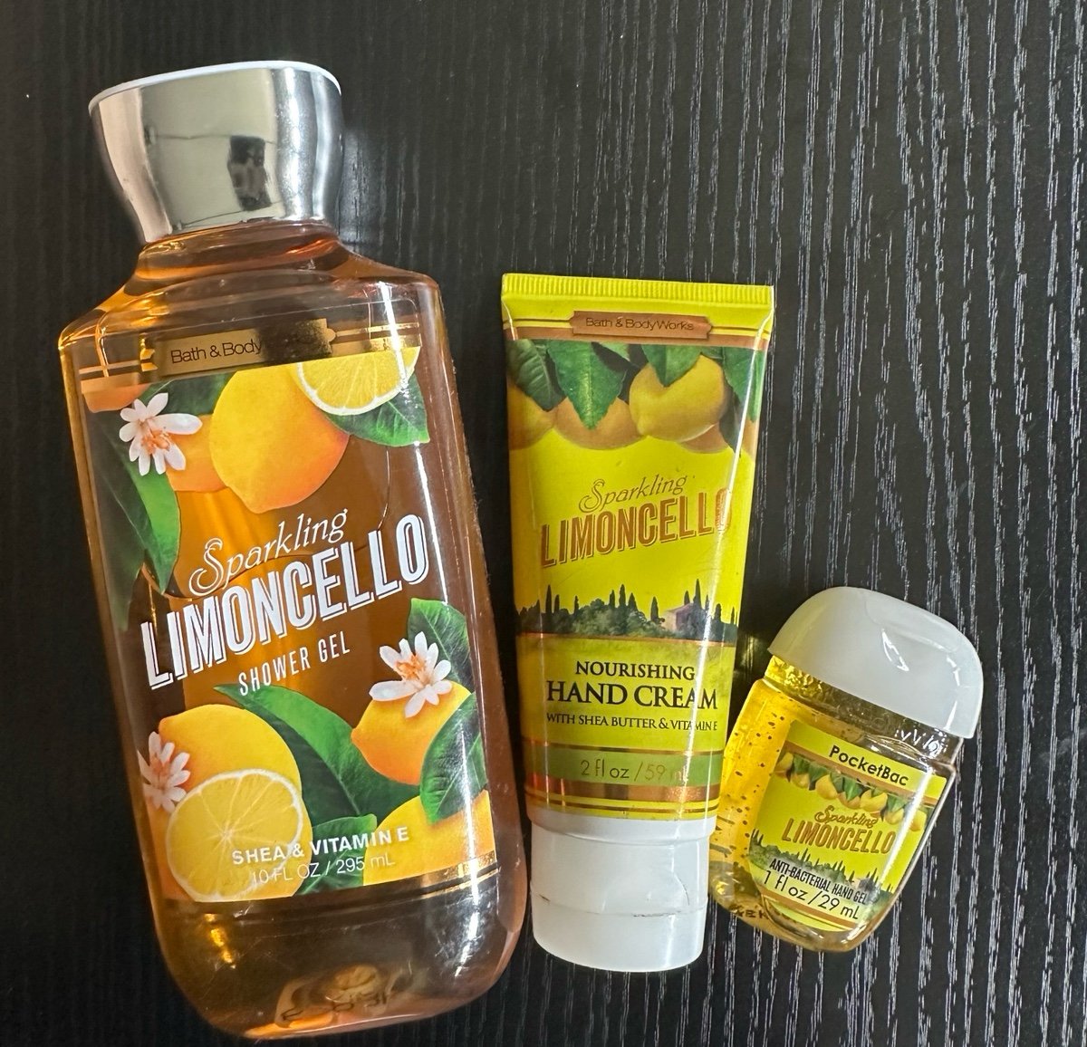 Bath and Body Works Sparkling Limoncello Bundle