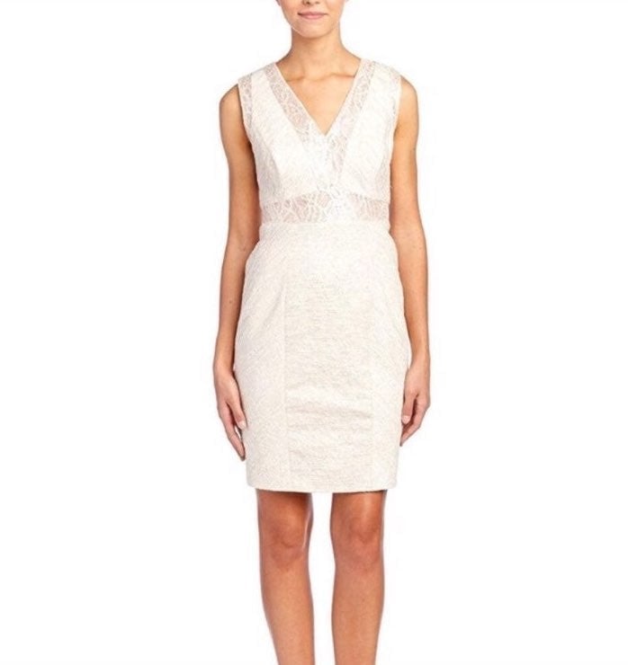 Phoebe Couture Mixed Tweed Sheath Dress
