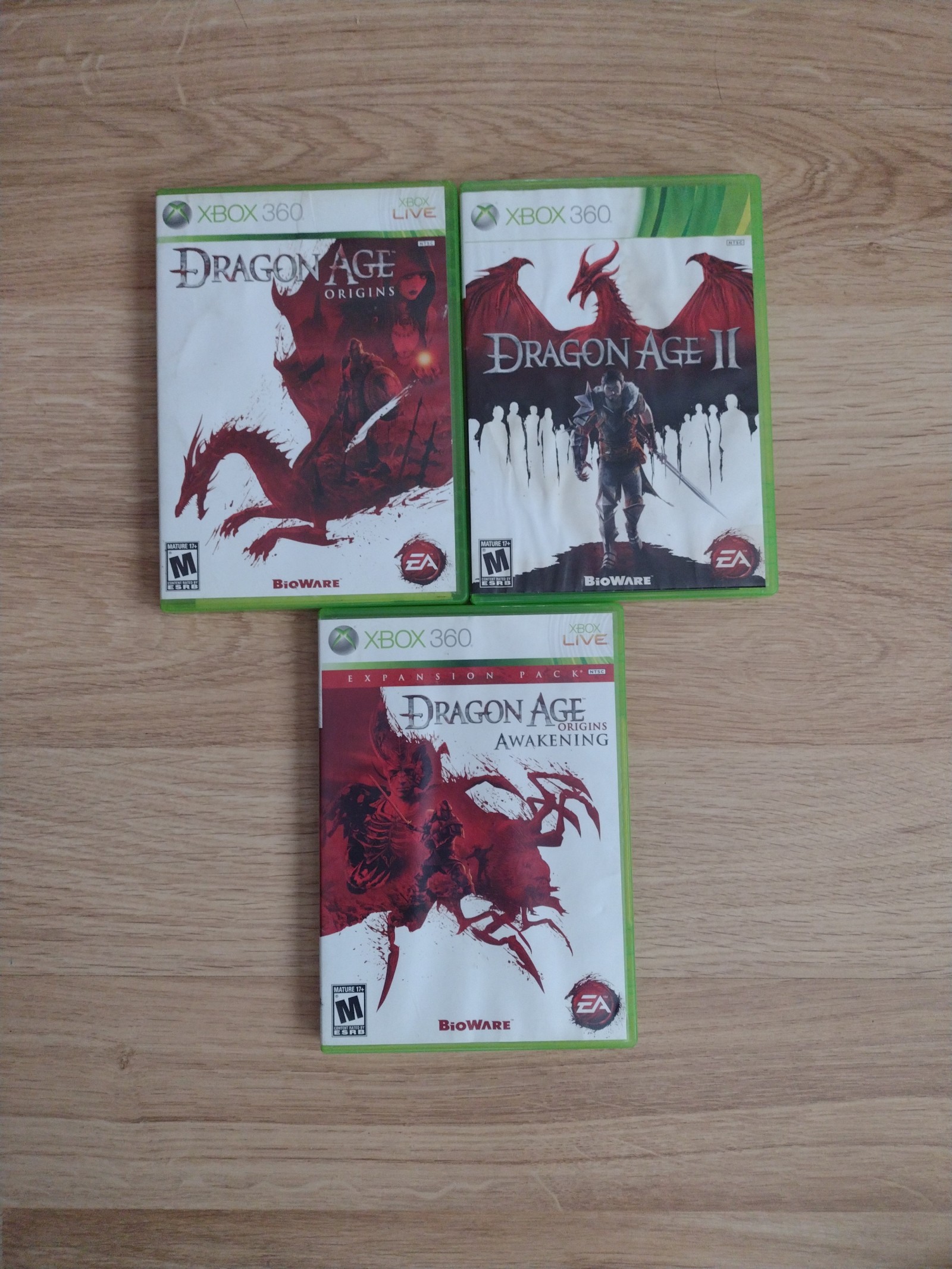 Dragon Age, Dragon age 2 & Awakening XBOX 360 Rated M 17