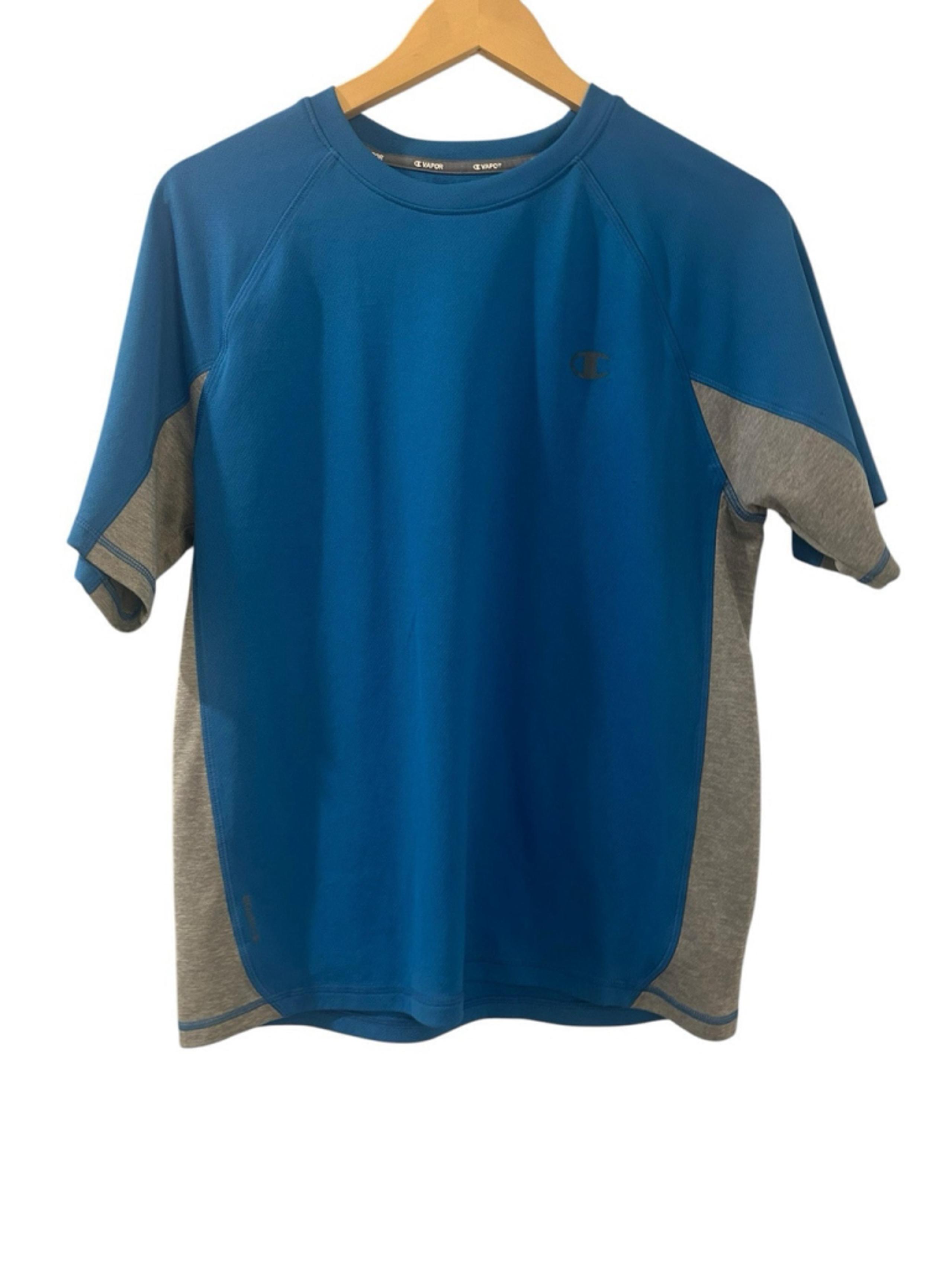 T Shirt Boys Size M Athletic Shirt Top Short Sleeve Powertrain Vapor - Champion