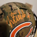 Justin Fields Signed Replica Camo Chicago Bears Full Size Helmet Beckett