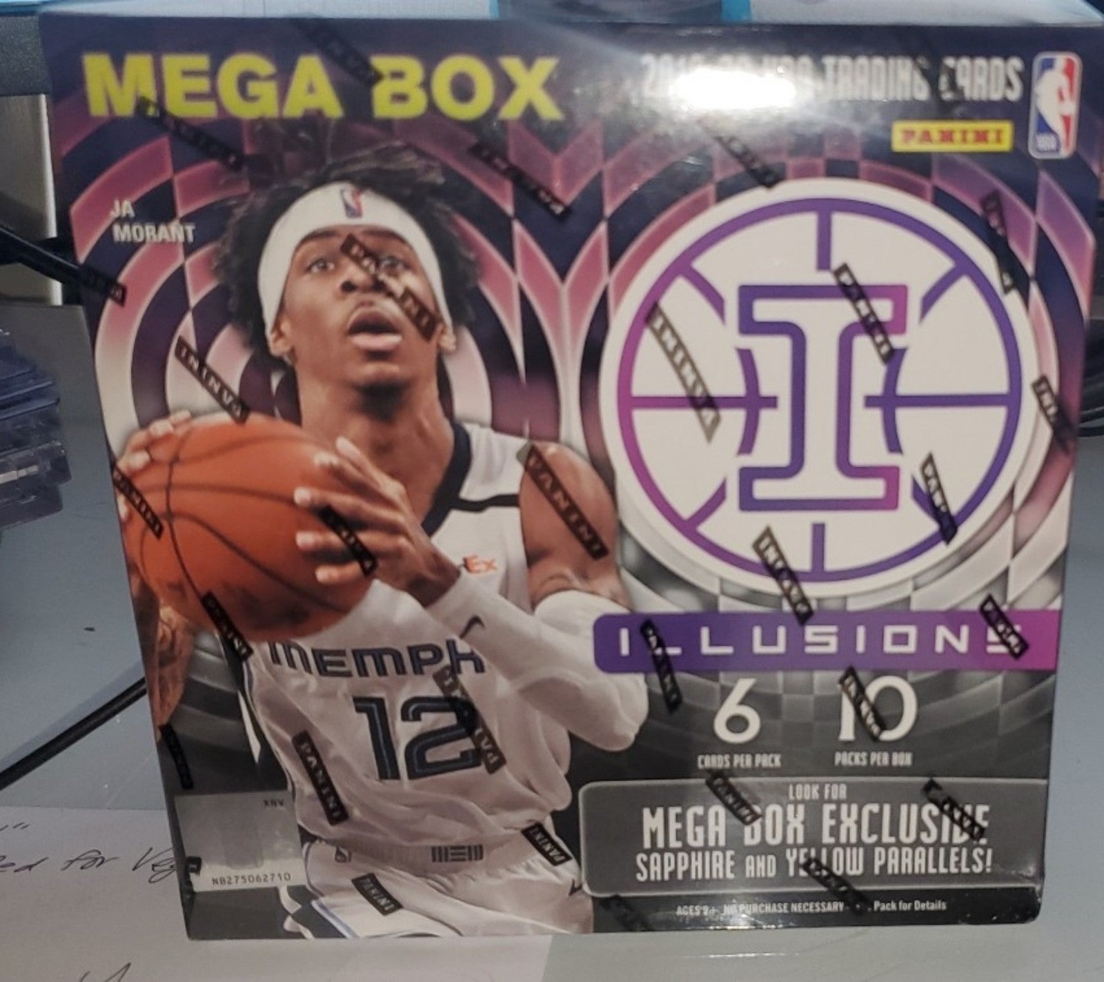 Illusions Basketball Mega Box 2019 2020 Panini Rare