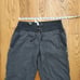 Lululemon Dance Studio Jogger Lined Women 8 Inseam 31 Deep Coal Grey Stripe