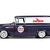 1957 Chevrolet Suburban Chevron Dark Blue with White Stripes and Chevron Gas