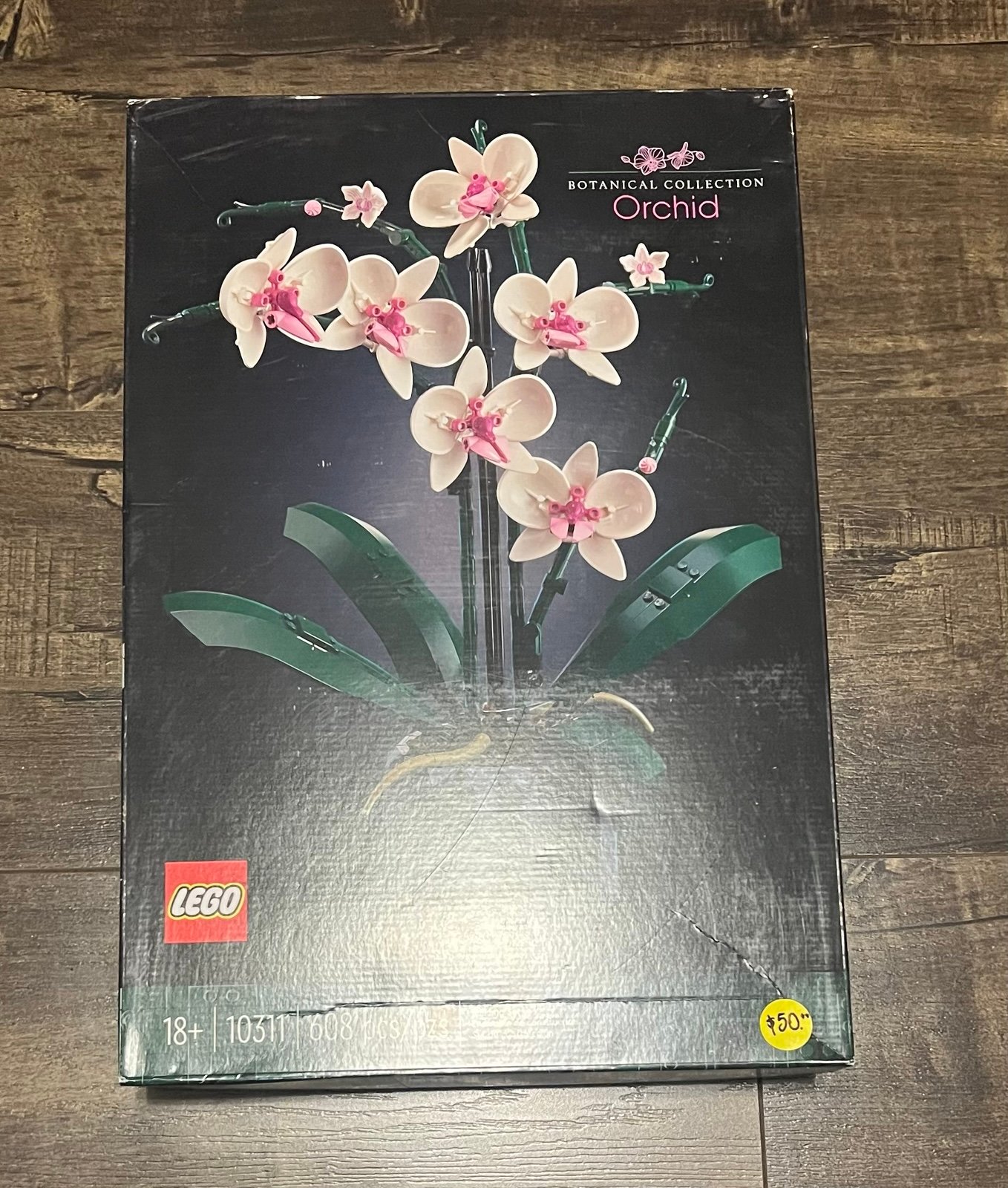 NEW Sealed In Box Botanical Collection 608Pcs Lego # 10311 Orchid 18+