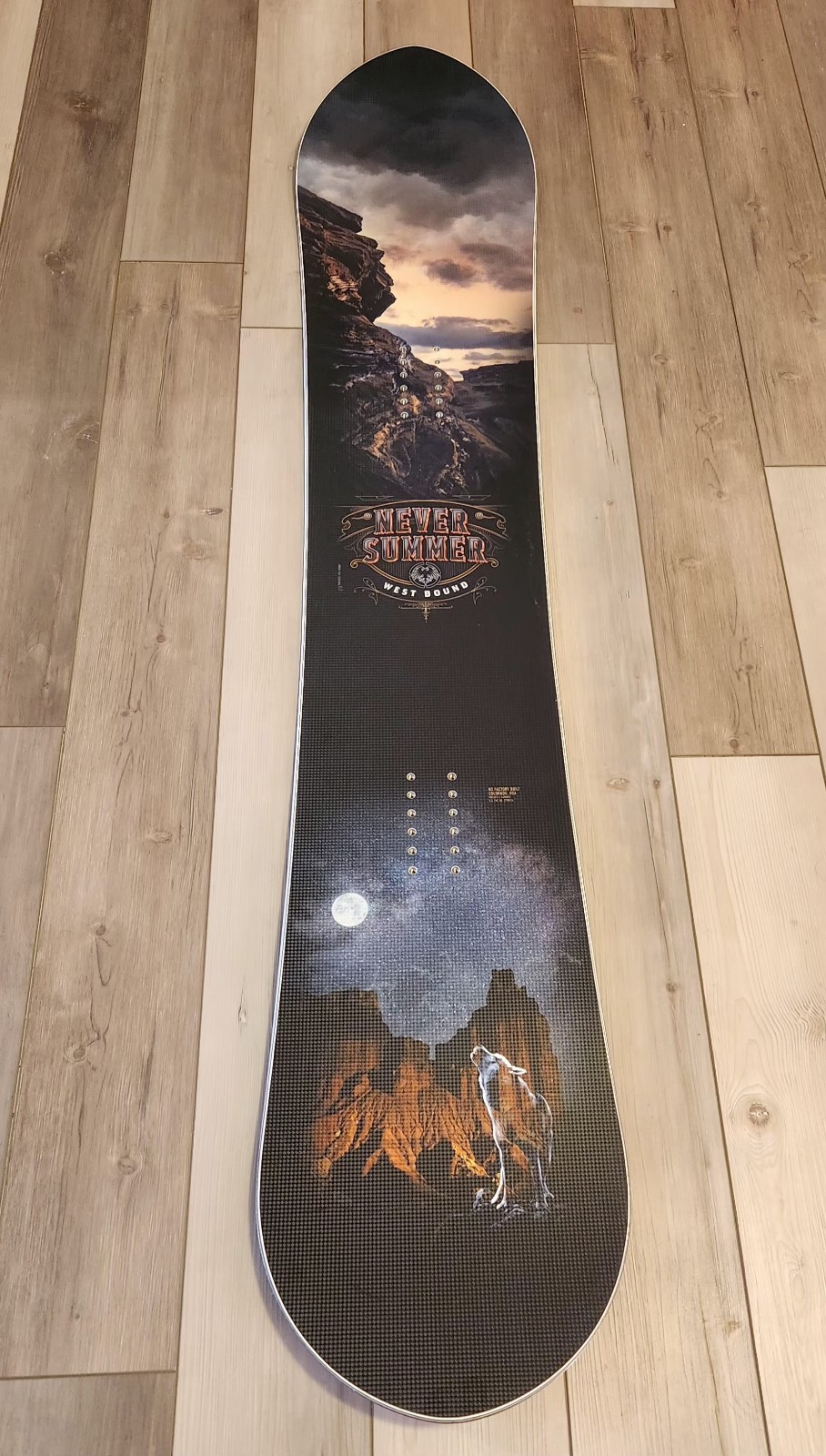 Never Summer West Bound Size 161X(wide) Brand New Snowboard 2020