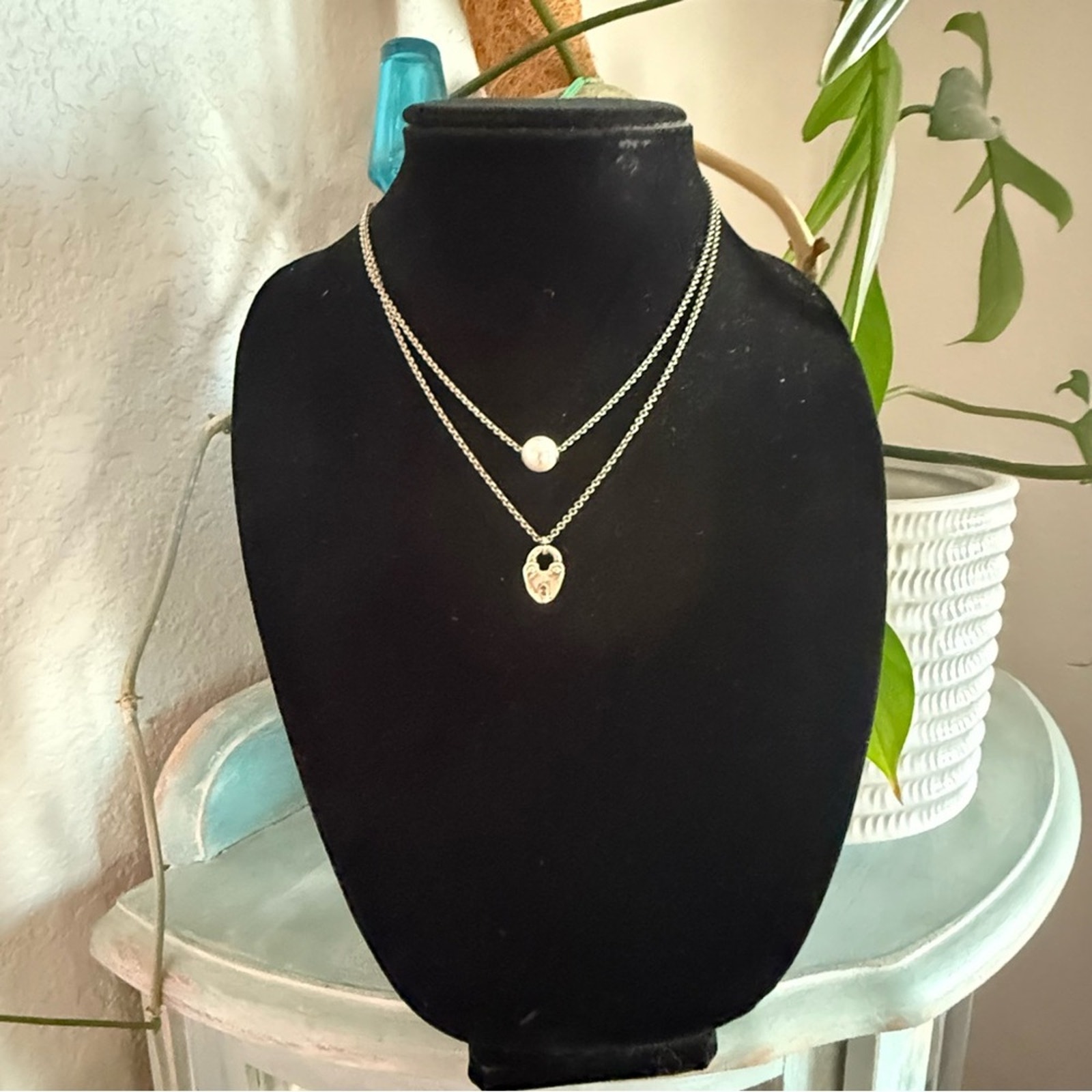 Uno de 50 Multi Strand Silver Necklace