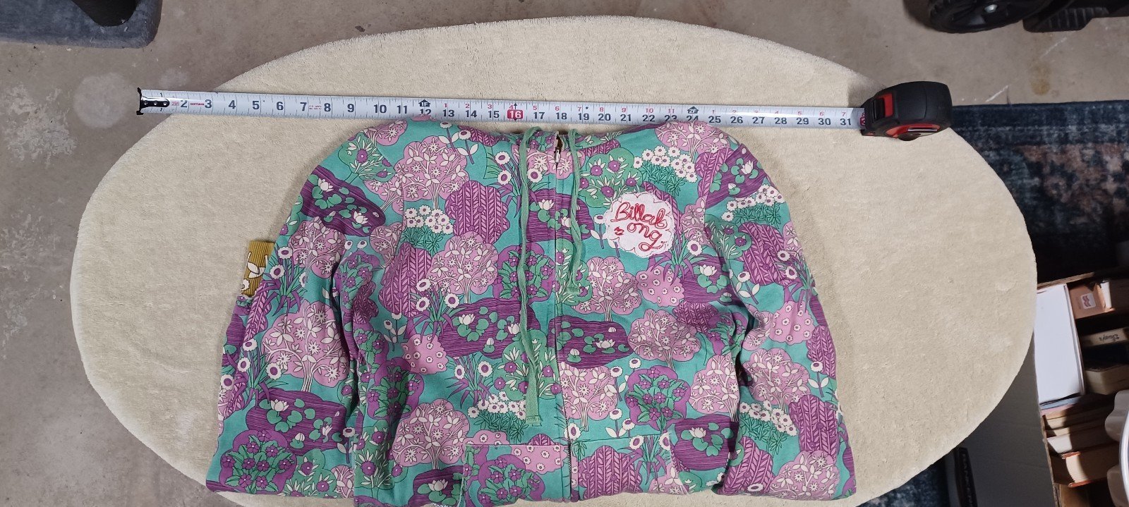 RARE Billabong reversable sweater hoodie vintage 90's MINT