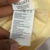 HAMPTON TUCK FRONT PANT IN SOFT YELLOW SZ S.