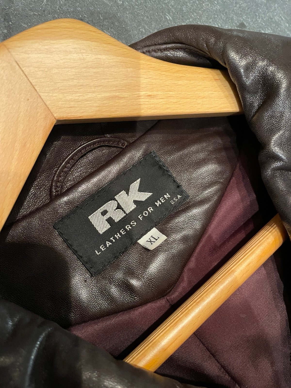 Vintage Men’s RK Leather Jacket