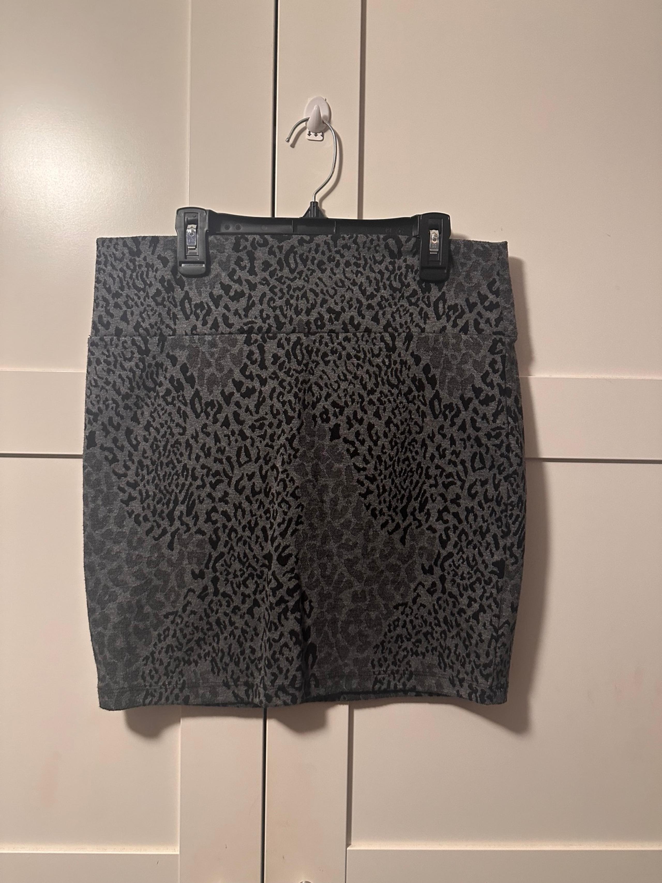 Decree Animal Print Mini Skirt