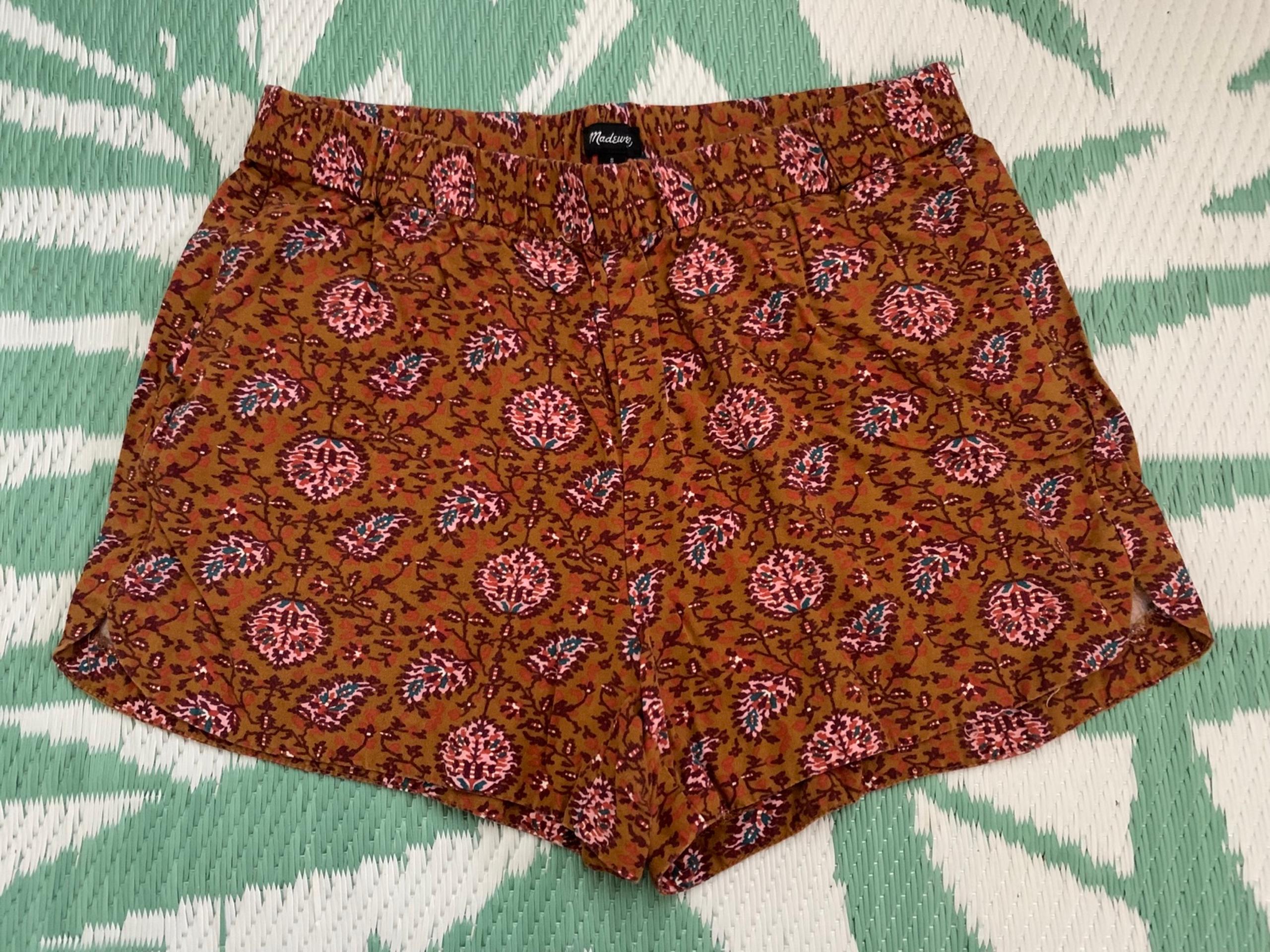 madewell pull on shorts sz small
