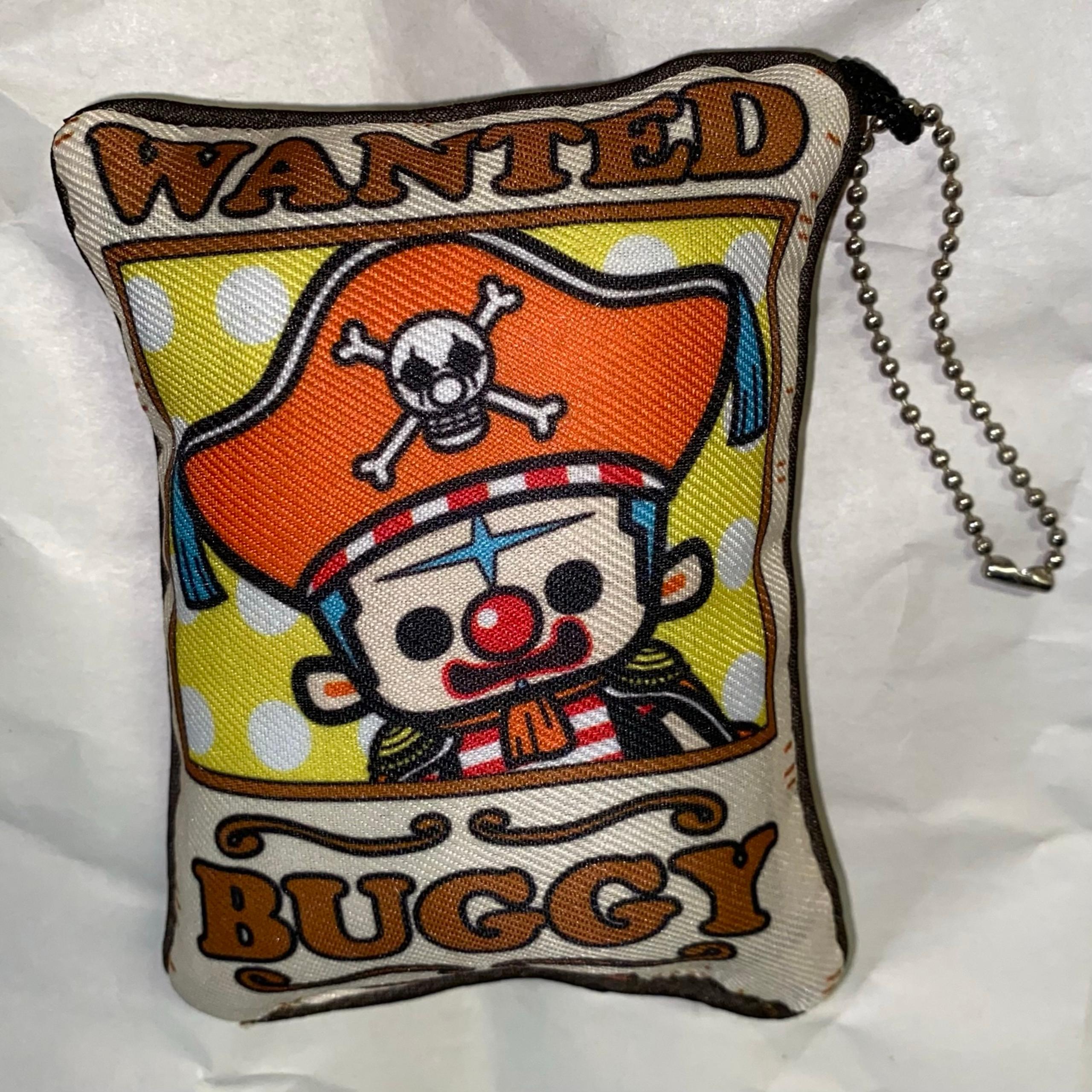 Buggy One Piece Anime x Panson Works plush mini pillow key chain holder rare