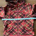 LULULEMON FULL ZIP SCUBA HOODIE/JACKET-ORANGE/BLACK/YELLOW PLAID-6