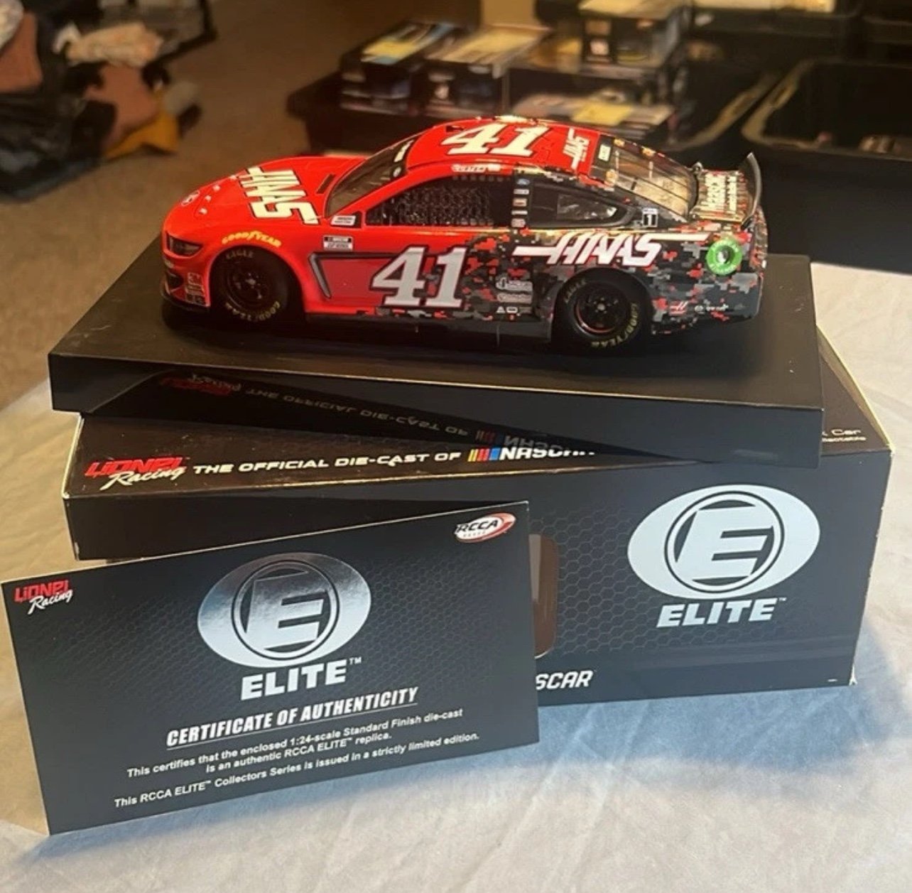 NASCAR Cole Custer #41 Haas Automation 2020 ELITE 1:24 Diecast
