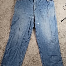 FUBU The Collection Jeans Mens 44x33 The Collection Baggy Hip Hop Wide Leg