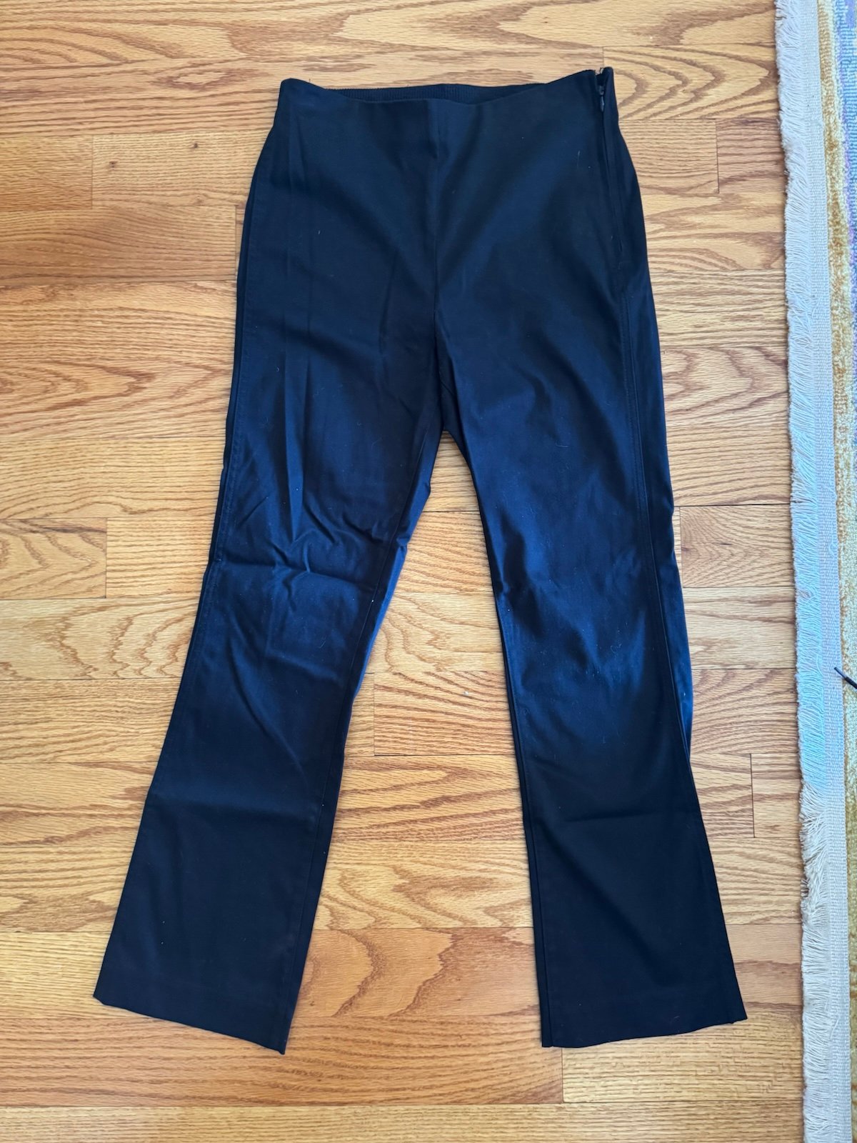 Lilly Pulitzer 28” Ocean Cay High Rise Crop Flare Pants Black 6 NWT