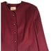NWT Pendleton Blazer Women's Size 18 Maroon Virgin Wool Buttons Down =R