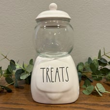 Rae Dunn ”TREATS” Gumball Machine Canister