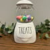Rae Dunn ”TREATS” Gumball Machine Canister