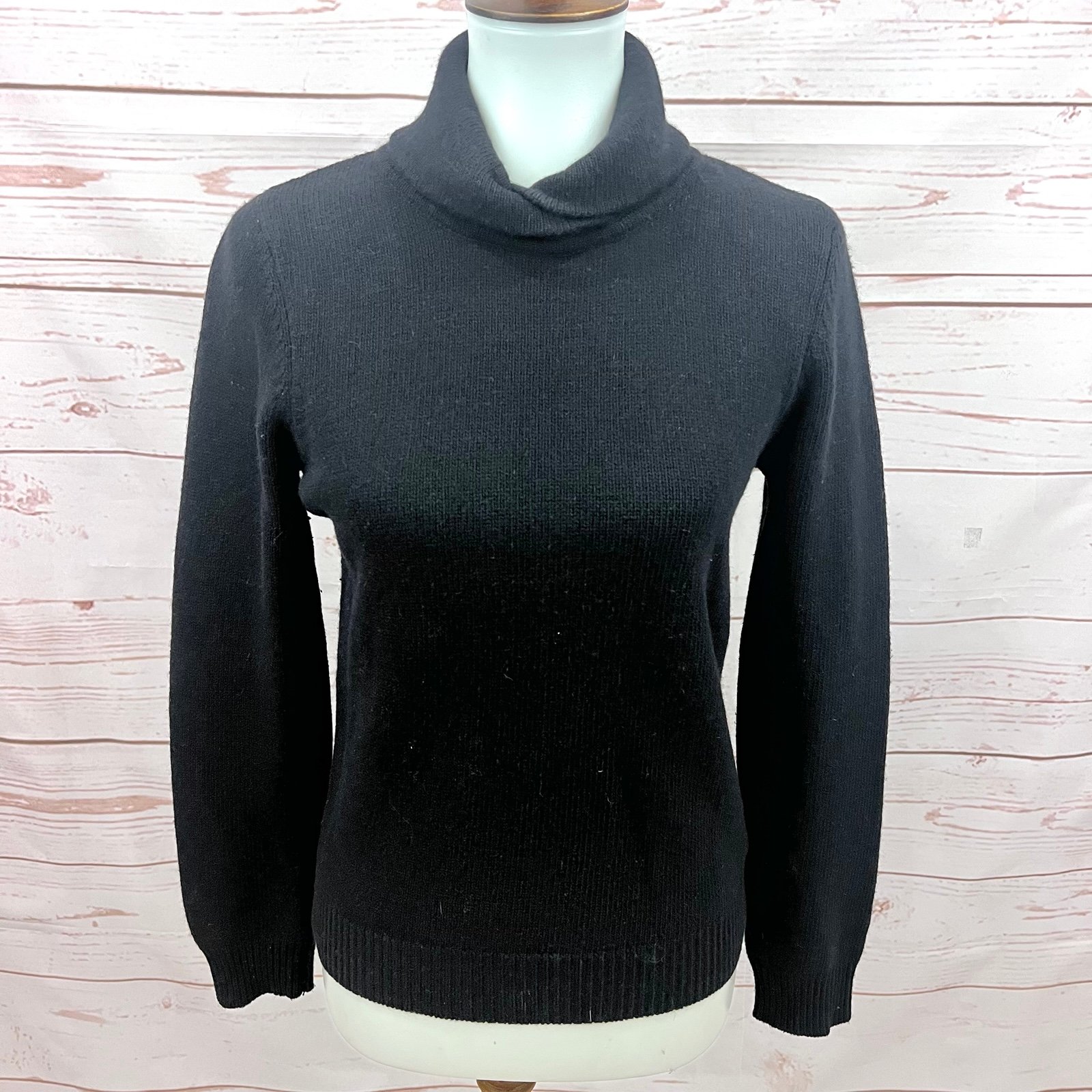 Vintage Ralph Lauren Merino Wool Cashmere Angora Blend Shawl Collar Sweater