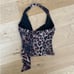 White Fox Boutique - Thoughts of You Cheetah Print Halter Top in Brown & Black