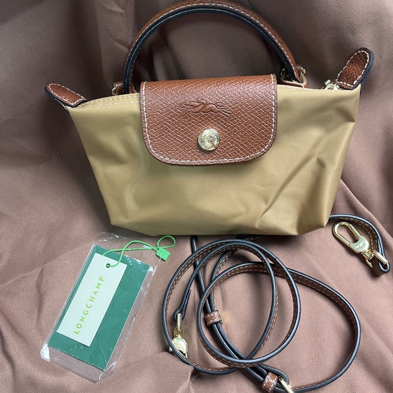 Top Handle Shoulder Bag Light Brown