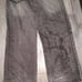 Vintage Print Jeans Y2K Washed Gray Straight Pants Street Gothic Loose Uni