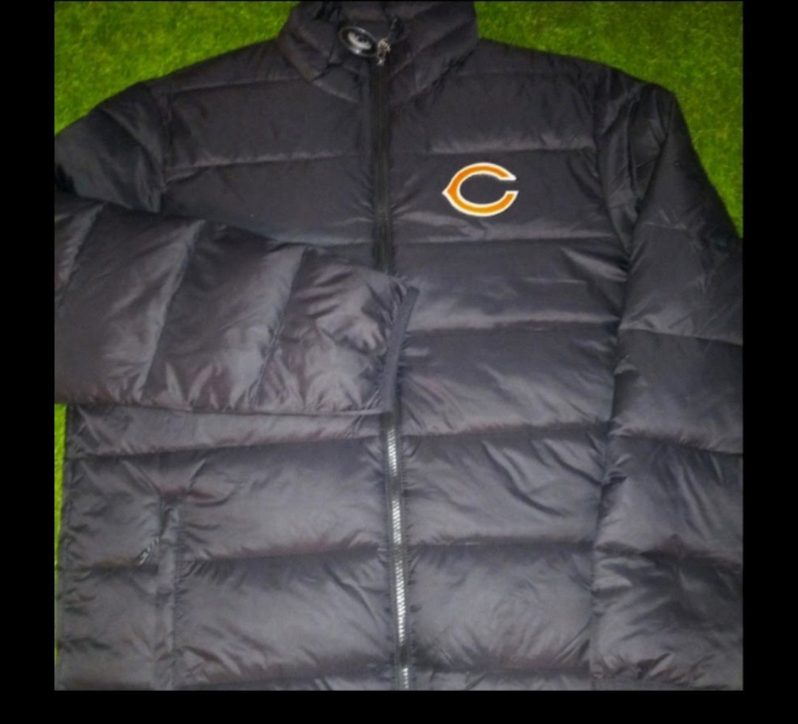 Chicago Bears Men's Performance Full Zip Puffer Jacket Coat New W Tags ..two ful