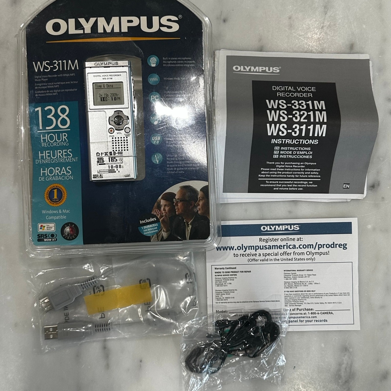 Olympus WS-311M Voice Recorder