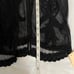 Black embroidered dream catcher lace beach cover up kimono