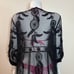 Black embroidered dream catcher lace beach cover up kimono