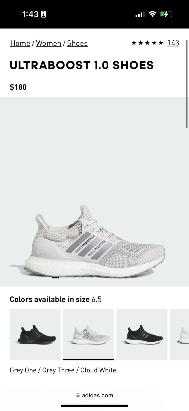 Adidas Ultraboost (W6.5)