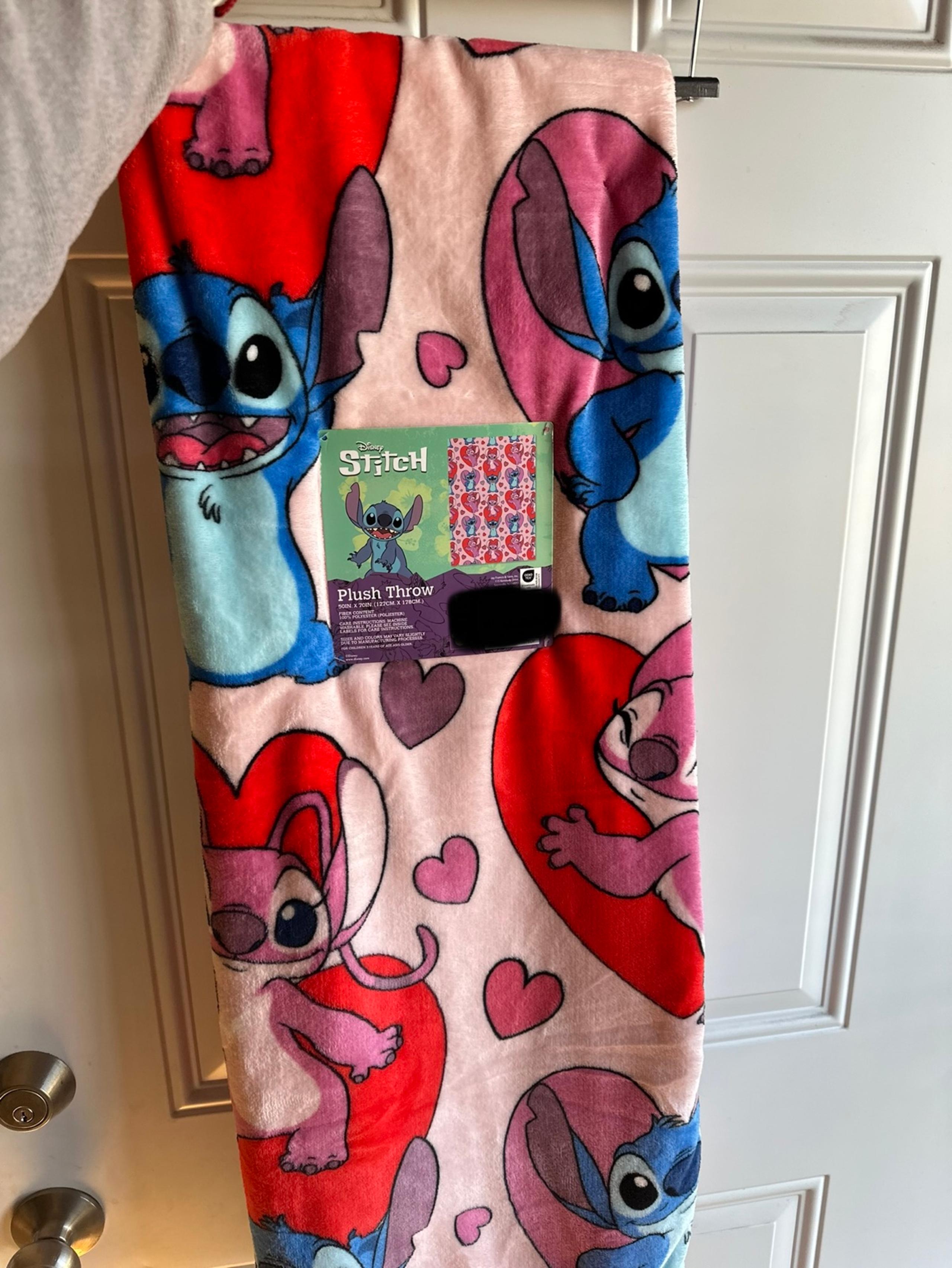 Stitch and Angel Valentine’s Blanket