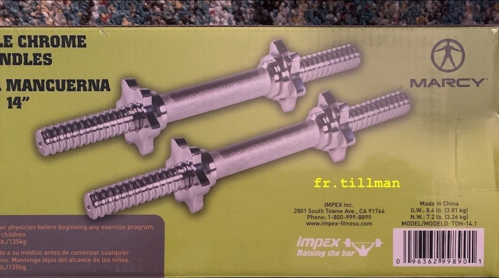 Marcy 14 DUMBBELL HANDLES
