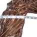NWOT Sabina Musayev Wendy Metallic Pleated Long Sleeve Mini Dress XS in Bronze