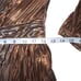 NWOT Sabina Musayev Wendy Metallic Pleated Long Sleeve Mini Dress XS in Bronze