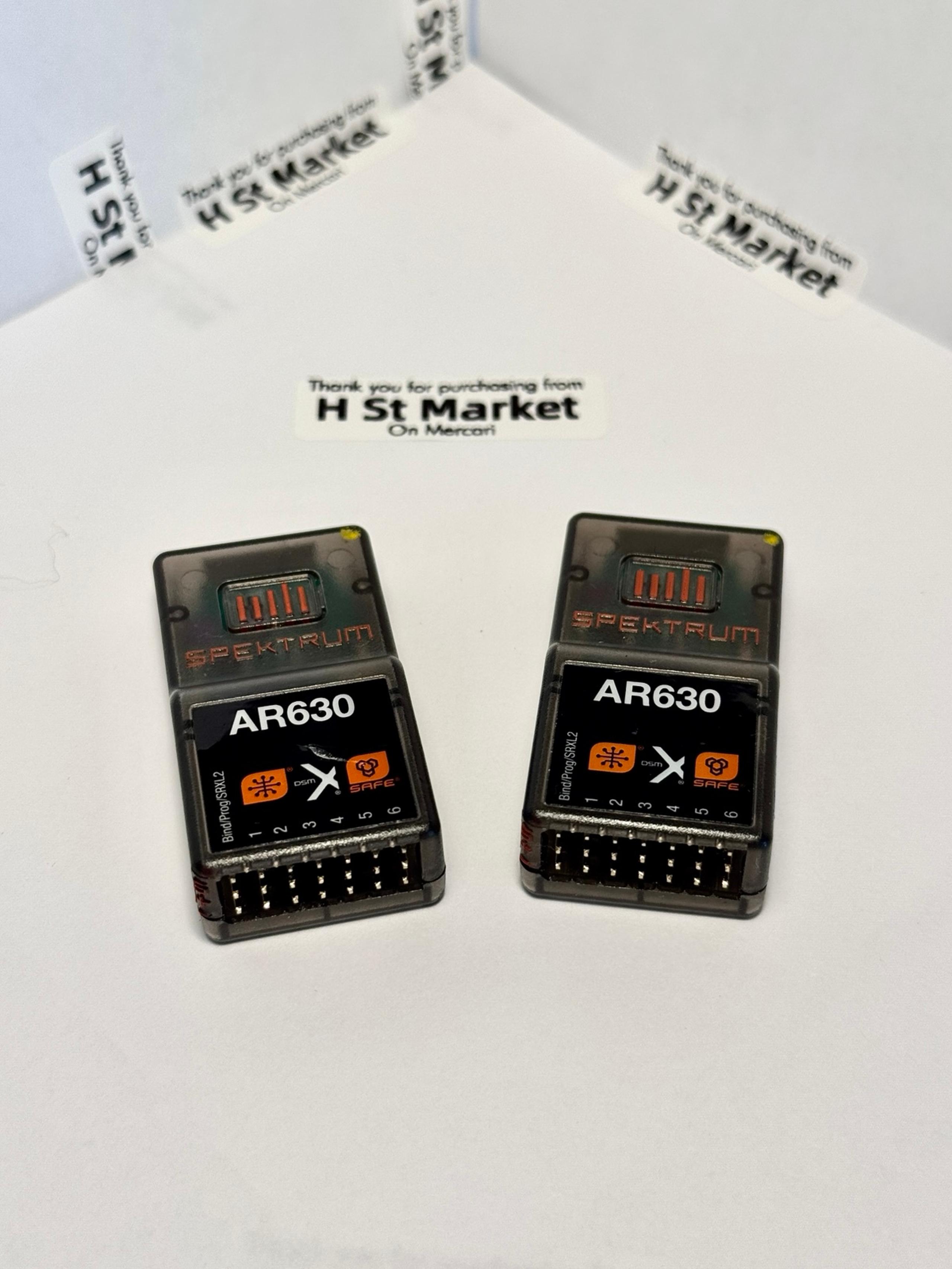 2x Spektrum AR630 6-Channel Receiver with AS3X and SAFE – Fully Tested