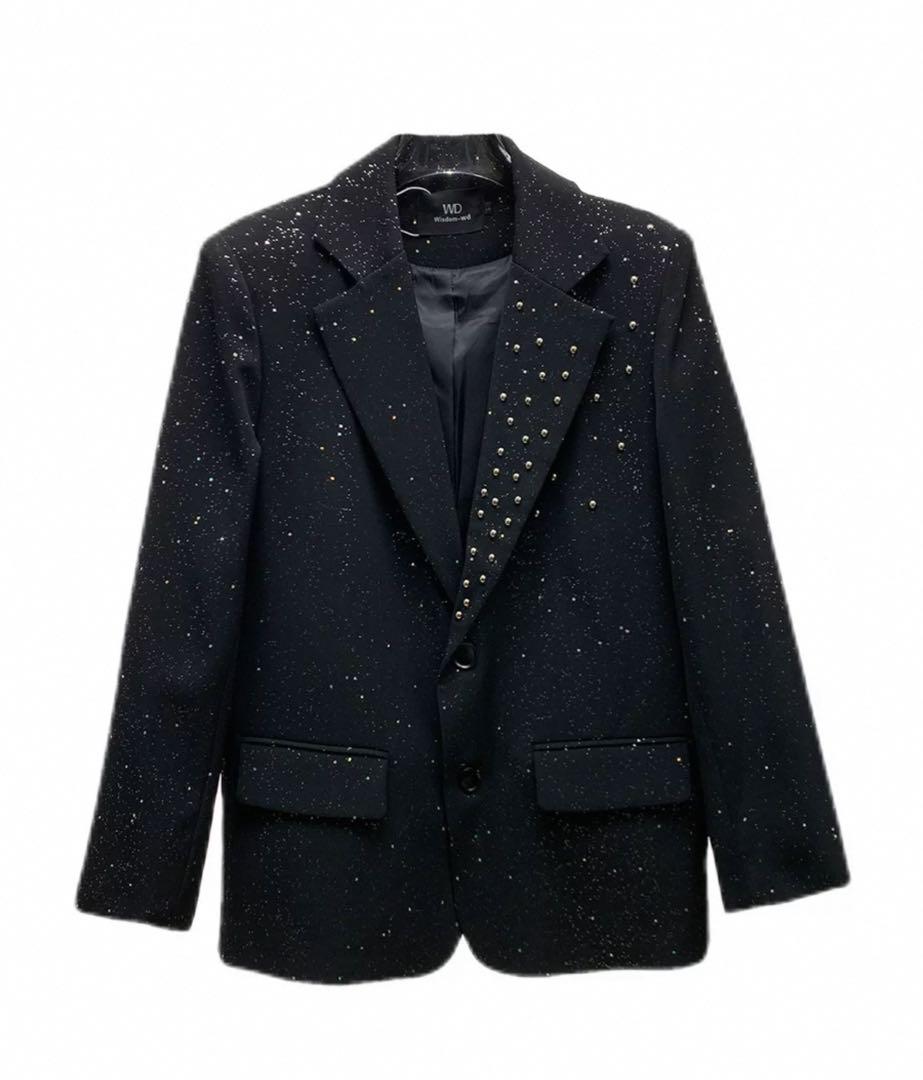 Sequin Black Tailored Jacket
