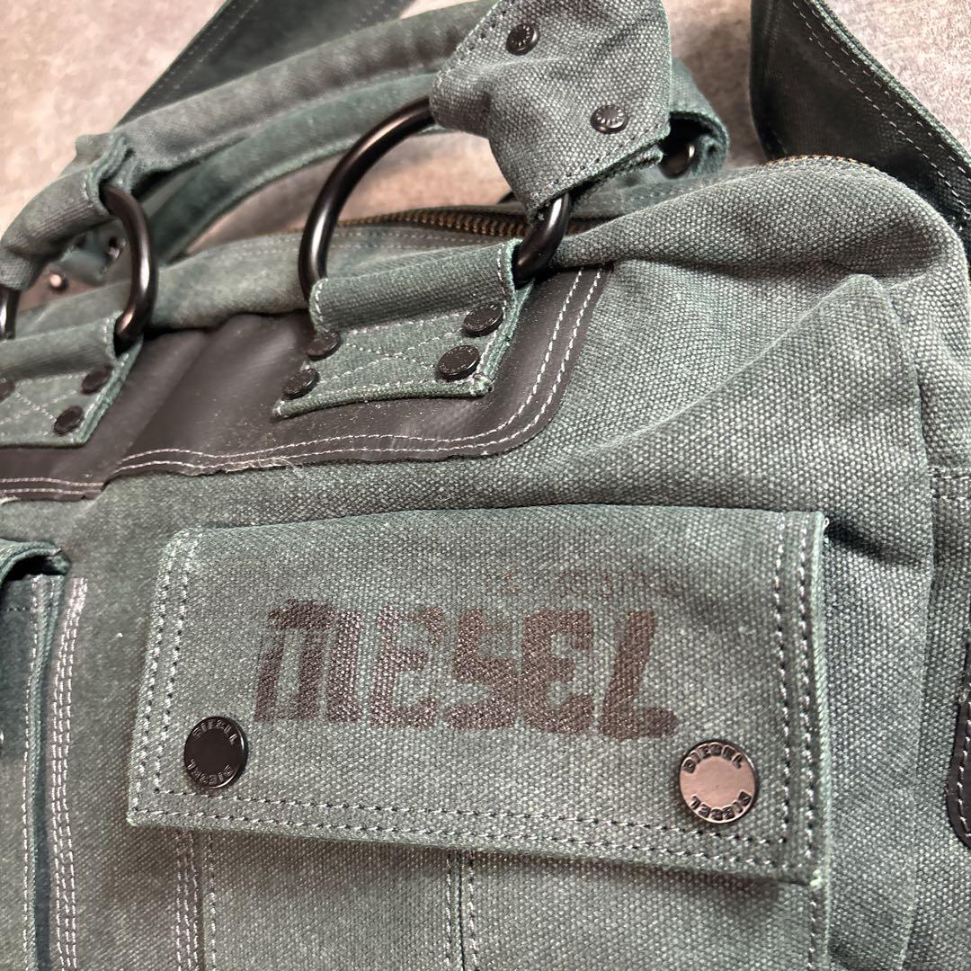 幸せなふたりに贈る結婚祝い DIESEL Diesel Shoulder Bag Y2K Dark Green バッグ