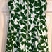 Kate Spade A Line Cotton Quilted Leaf Dress