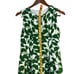 Kate Spade A Line Cotton Quilted Leaf Dress