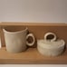 Rae Dunn ENJOY/CREAM/SUGAR/HONEY Set