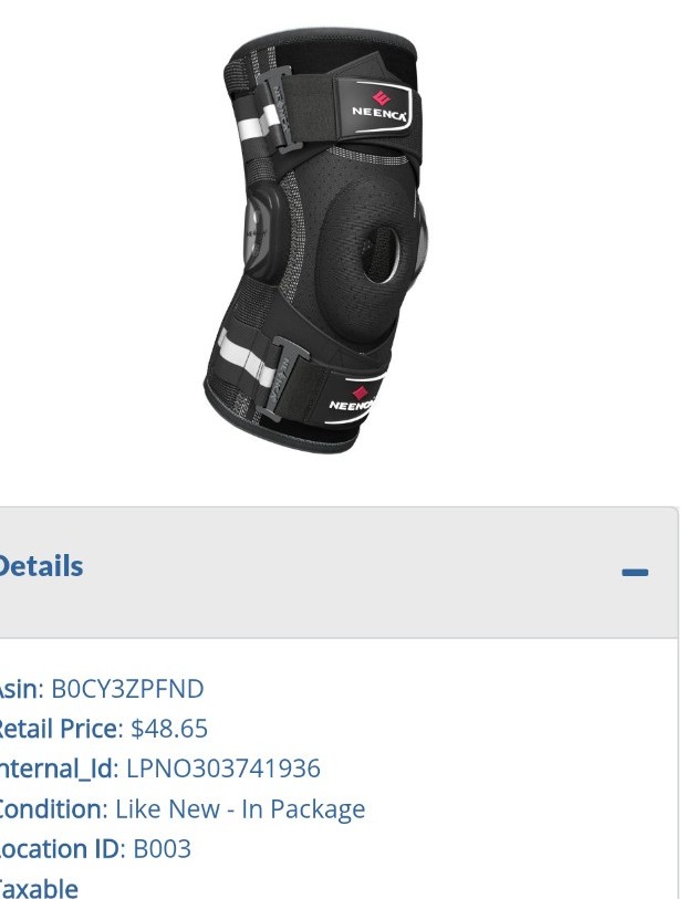 NEENCA Professional Knee Brace for Knee Pain Hinged Knee Support 3xl